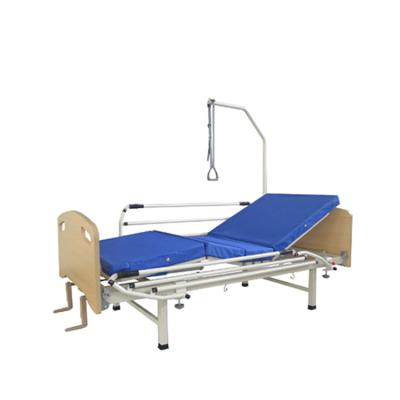 China BCA-133 high quality manual hospital bed 2 cranes hospital bed produced by meiisun a professional medical equipment manufacturer zu verkaufen