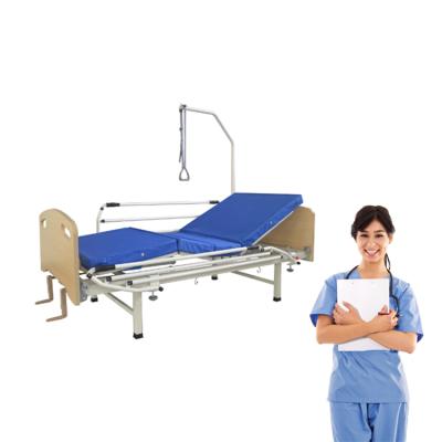 China Hospital Ward Nursing BCA-133 Manufacturer Supply Manual Adjustable Hospital Bed Crank Double zu verkaufen