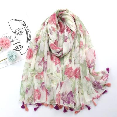 China Viscous scarf new 2022 for women shawl WA220028 for sale