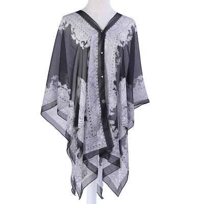 China Wholesale Chiffon Fashion Chiffon Scarf Women Beach Towel for sale