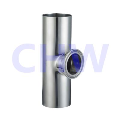 China High Quality Food Sanitary Stainless Steel Short Tee With Third End SS304 SS316L ISO 3A BPE IDF TC DIN SMS AS BS for sale