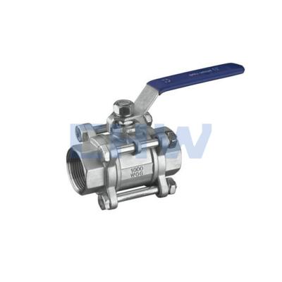 China Food Sanitary High Quality 3 Pcs Ball Valve SS304 SS316L ISO 3A BPE ISO IDF SMS LIKE BS for sale