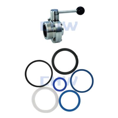 China Sanitary Customized High Quality Stainless Steel Butterfly Valve Seal Ring for sale