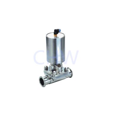 China Customized Sanitary Stainless Steel Diaphragm Pneumatic Welding Valve for sale