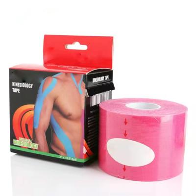 China PINK Color Kinesiology Tape Medical Muscle Tape 5cmx5m Reduce Pain CE ISO Approved for sale