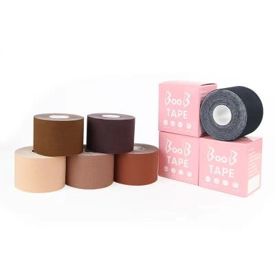 China Custom Self Adhesive Waterproof Boob Tape Roll 5cmx5m Swim Proof For Girls for sale