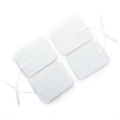 China 6x8cm Tens Unit Replacement Reusable Electrode Pads For Electronic Pulse Massager for sale