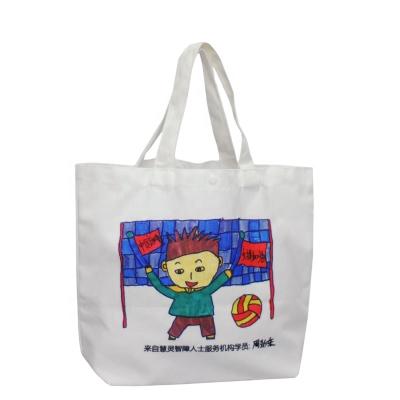 China Eco Friendly Cotton Bag Eco - Friendly Printing Sublimation White Cotton Tote Bag for sale