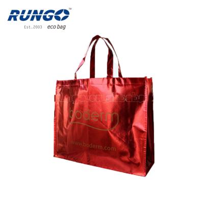 China Recyclable customer tnt conference bags non woven polypropylene lamination metal non woven bag for sale