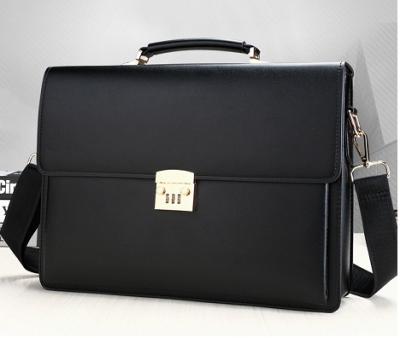 China PU Hard Waterproof Cheap Business PVC Working Traveling Boss Briefcase for sale