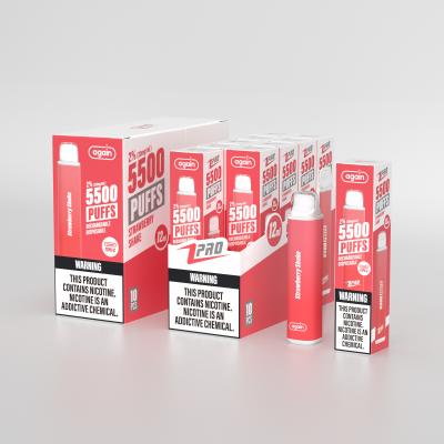 Chine La nicotine Vape jetable de MTL 20mg parquent 5500 le sel encore Z de nicotine du souffle 2% PRO à vendre