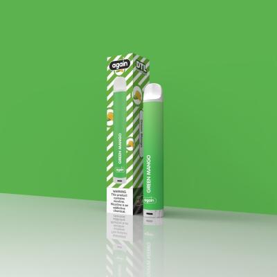 China Green Mango Flavored E Cigarette , Refreshing 2% Portable Vape Pod for sale