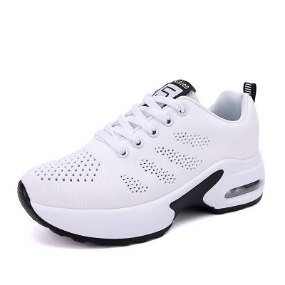 China Sports Women's Shoes Air Cushion Shoes Shape Square Dance Mom Comfortable Hollow Mesh Women's Korean Style Sports Shoes To Shoes for sale