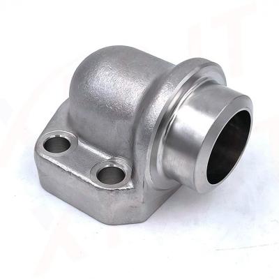 China Integrated casting AWF series produced and supplied by the XF&JT refer to SAE flange welding couplings-90 degrees for sale