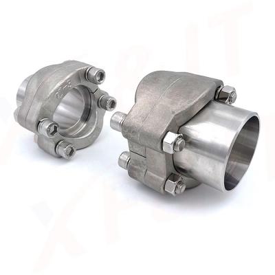 China In-line casting processing of 20#, 45# steel forged SN532 CSF, DSF 3000PSI, 6000PSI SAE flange weld couplings for sale