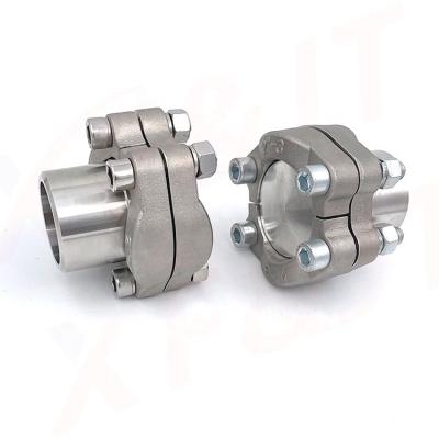 China Integrated High Quality Hydraulic Weld Forged Flange ISO6161 ISO6162 CSF, DSF 3000PSI, 6000PSI SAE Flange Mount Weld Couplings for sale