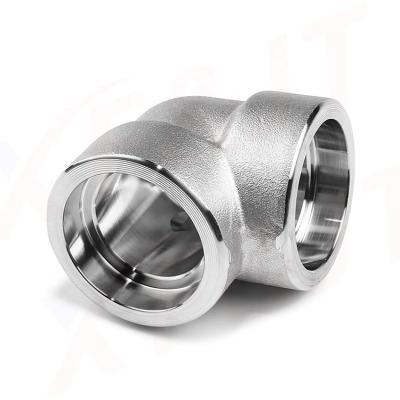 China Hot Selling High Quality and Full Specification of Integrated Casting Refer to Stainless Steel Socket Elbow GB/T19326-2003 Forged Fittings for sale