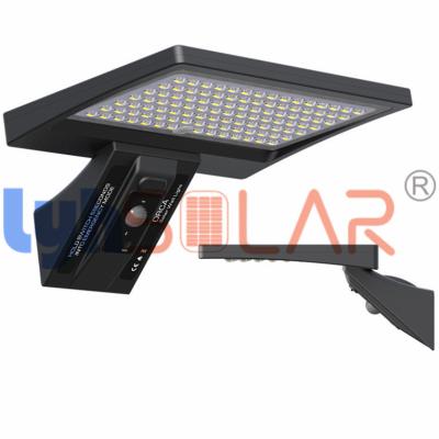 China 1000Lm Led Solar Sensor Lights Outdoor 8W With 104pcs High Bright Leds for sale