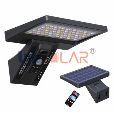 China El poste negro de la cubierta 5W llevó los materiales solares ABS de las luces 3000k CTT y la lente de la PC Anti-ULTRAVIOLETA en venta