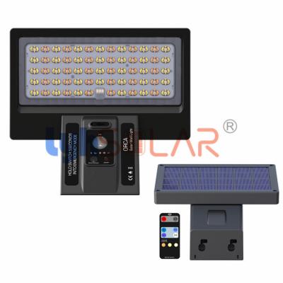 China 3000mAh Solar Deck Lights Outdoor 4500k 5W PIR Sensor With 2.5Wp Solar Panel for sale