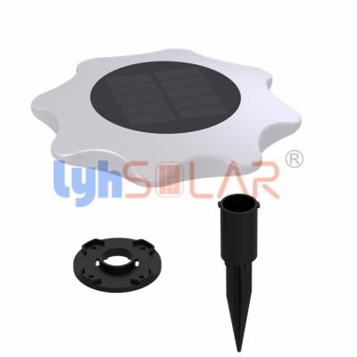 China IP67 la prenda impermeable 3W llevó luces del camino de las luces del panel solar con la iluminación colorida del RGB en venta