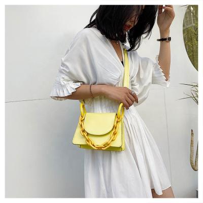 China 2020 Fashion Chain Design Leather Shoulder Handbags Messenger Shoulder Bags 2020 Mini PU Female Cross - Body Bag For Women for sale