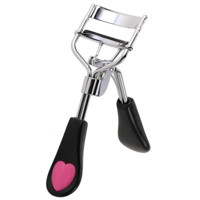 China PASSIONATE Customized Chrome Plated Colored Plastic Stainless Steel Handle Eyelash Curler For Curling Eyelash. for sale