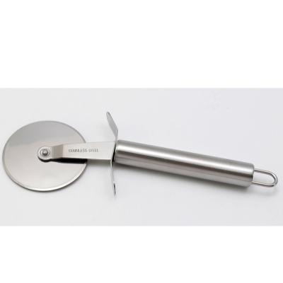 China Disposable Stainless Steel Pastry Pizza Pancake Pie Wheel Cutter Slicer Blade Food Cutter L for sale