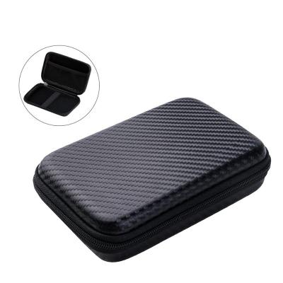 China Portable Waterproof Shockproof Dustproof HDD Hard Drive Case Protection Bag For 2.5 Inch Hard Drive/Earphone/U Disk External Hard Disk Drive Case Black for sale