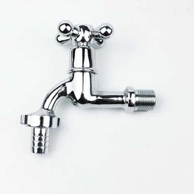 Cina Modern Cross Vertical Washing Machine Faucet Chromium Plating Wall Mounted in vendita