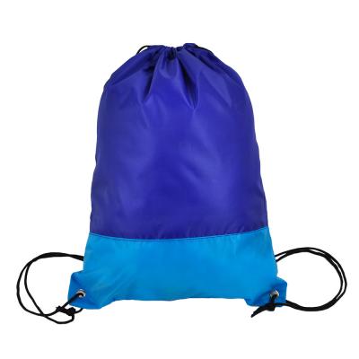 China Customized Lean Type Outdoor Waterproof Fashion Polyester Promotion Drawstring Rucksack Backpack for sale