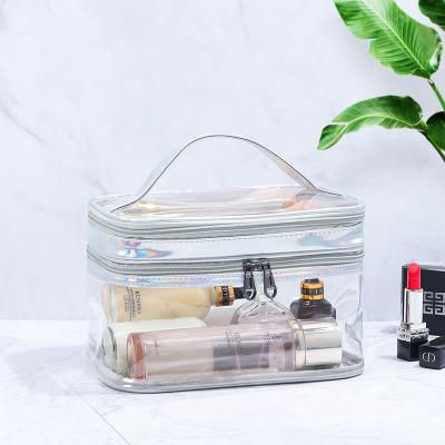 China Fashion Tender Cosmetic Pouch Travel Pouch Toiletry Bag Portable Waterproof Makeup Bag Transparent Cosmetic Bag for sale