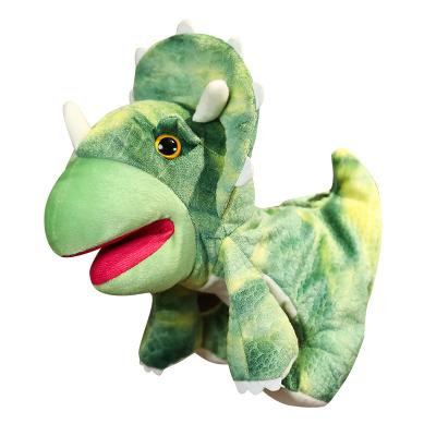 China Easy Clean Eco - Friendly Wholesale Plush Durable Green 25 Cm Dinosaur Plush Toy for sale