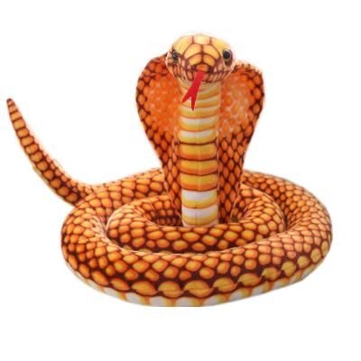 China Plush Cobra Stuffing Doll Plush Soft Toys Wholesale Custom Snake Doll Soft Toy for sale