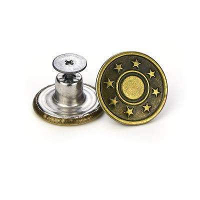 China Hot Sustainable Turned Strong Snap Magnet Metal Magnetic Button For Clothing for sale