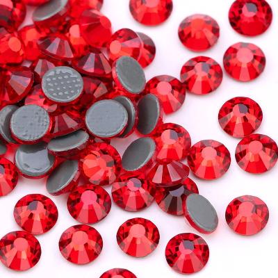 China Flatback Gem SS3-SS34 Colored Hotfix Crystal Acrylic Rhinestones For Wedding Dress Rhinestone Trimmings And Chains for sale