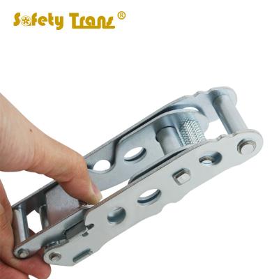 China Polyester Galvanized Metal Adjustable Over SS304 Center Buckle For Truck Strap for sale