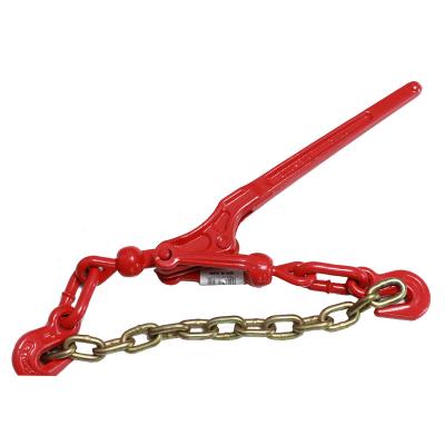 China Trailer Load Binder All Size G80/G70 Lever Type Load Binder With Chain for sale