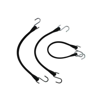 China Wholesale 15 inch durable head and tail fixed hooks rubber tarpaulin strap 110*80*100 for sale