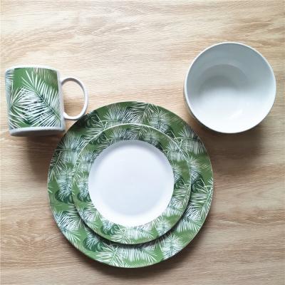 China 16pcs Sustainable Porcelain Dinnerware, German Porcelain Dinnerware, Portuguese Ceramic Dinnerware for sale