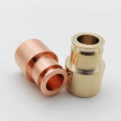 China Brass CNC Machined Parts Brass Connector Aluminum Anodizing CNC Casting Brass Anodizing Bronze Brass Machining for sale