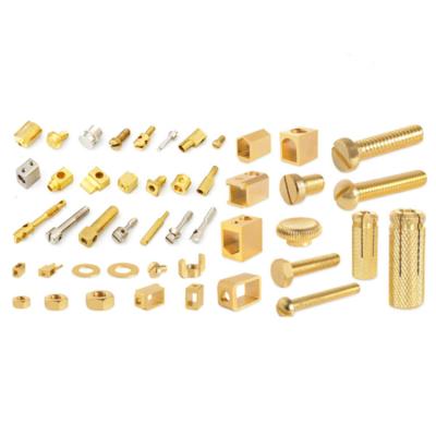 China Custom Brass Precision CNC Parts CNC Metal Fabrication Turning Service For Available Brass Metal Accessories for sale