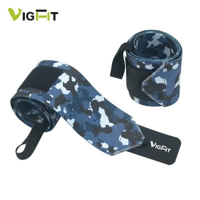 China Polyester Camouflage Bodybuilding Wrist Wrap Custom for sale