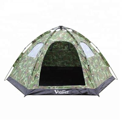 China Durable Outdoor Automatic Oxford Camouflage Beach Camping Tent for sale