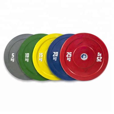 China Wholesale Hot Sale Factory Price Club Use Colored Weight Rubber Bumper Plate for sale