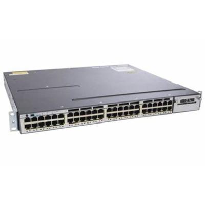 China LACP Switch 3750X Series 48 Port Gigabit PoE Switch WS-C3750X-48P-L for sale