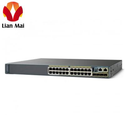 China LACP 2960 24 Port Series Managed PoE Switch WS-C2960S-24PS-L for sale