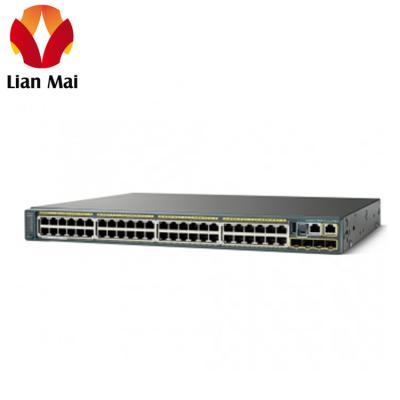 China LACP 2960 48 Port Series Managed PoE Switch WS-C2960S-48LPS-L for sale