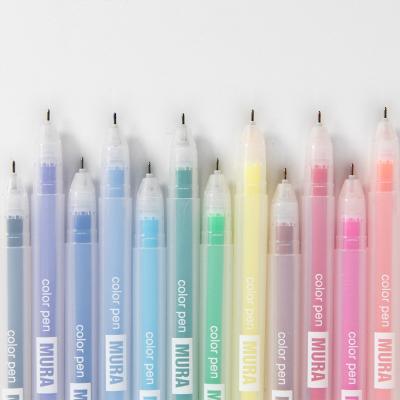 China Normal Gel Pen Set, Custom Creative Pen Promotional Hot Sale Candy Shape Plastic Kawaii Gel Ball Color Fine Point Pen for sale