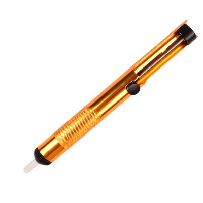 China handskit 136  Manual whole aluminum Metal Desoldering Pump Suction Tin Soldering Sucker Pen   Desolder Electric Soldering Iron T 136A for sale